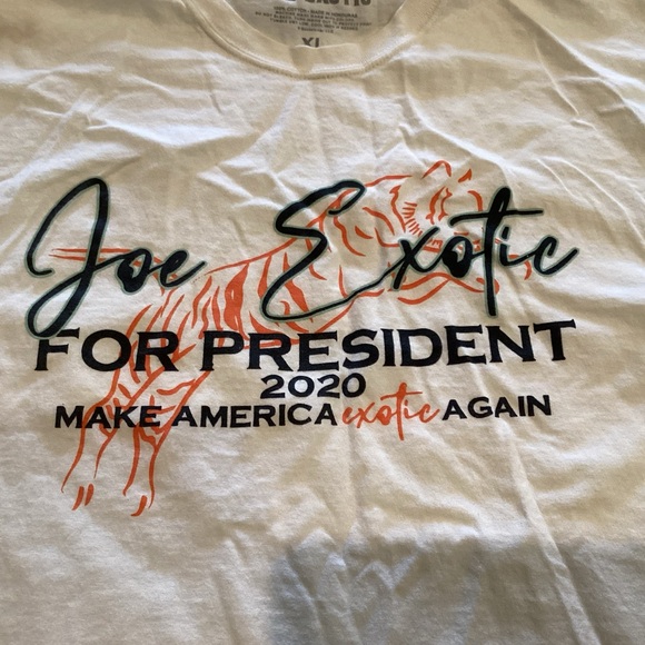 Tiger King Joe Exotic For President 2020 Graphic Tee - Picture 2 of 4